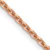 14k Rose Gold 1.65m D/C Cable Chain