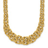 14k Graduated Byzantine Necklace