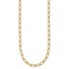 14K Textured Open Link Necklace