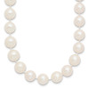 14k 9-10mm White Near Round Freshwater Cultured Pearl Necklace