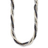 14K 6-7mm Multicolor Freshwater Cultured Pearl 3-strand Necklace