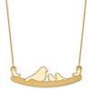 14KY 2 Children Bird Family Necklace