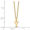 14KY Cutout Letter Y Initial Necklace