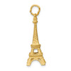 14K  3D Eiffel Tower Charm