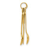 14K Knife, Fork and Spoon Charm