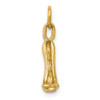 14K  3D French Slipper Charm