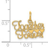 14K TOGETHER FOREVER Charm