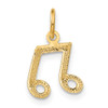 14K Musical Notes Charm