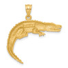 14k Alligator Pendant