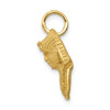 14k Satin D/C King Tut Charm 14k Satin D/C King Tut Charm