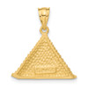 14k Pyramid Charm