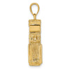 14k 3-D Fire Truck Pendant