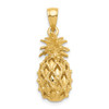 14k 3-D Cut-Out Pineapple Pendant