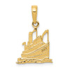 14k Cruise Ship Pendant