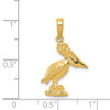 14k Pelican Pendant