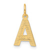 14k Letter A Initial Charm