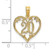 14K 20 In Heart Charm 14K 20 In Heart Charm