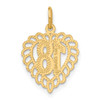 14k 18 Heart Charm 14k 18 Heart Charm