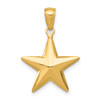 14k Polished 3-D Star Pendant 14k Polished 3-D Star Pendant