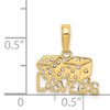 14k LAS VEGAS w/Dice Pendant 14k LAS VEGAS w/Dice Pendant