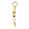 14K  3D Scuba Flipper Pendant