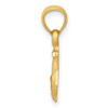 14K Diamond-cut Anchor Pendant