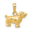 14k Cocker Spaniel Dog Pendant 14k Cocker Spaniel Dog Pendant