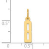 14k Small Elongated Number 8 Charm 14k Small Elongated Number 8 Charm