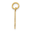 14k Small Elongated Number 42 Charm 14k Small Elongated Number 42 Charm