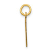 14k Small Elongated Number 95 Charm 14k Small Elongated Number 95 Charm