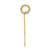14k Medium Satin Number 63 Charm 14k Medium Satin Number 63 Charm