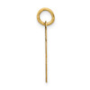 14k Small Satin Number 46 Charm 14k Small Satin Number 46 Charm
