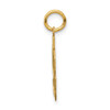 14k Small Satin Number 58 Charm 14k Small Satin Number 58 Charm