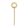 14k Small Satin Number 79 Charm 14k Small Satin Number 79 Charm
