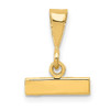 14k Small Polished Top Charm 14k Small Polished Top Charm