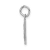 14kw Small Brushed Diamond-cut Number 4 Charm 14kw Small Brushed Diamond-cut Number 4 Charm