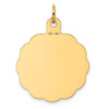 14K WEDDING BELLS Engraveable Disc Charm