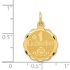 14K #1 GODMOTHER Charm
