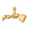 14KY Hawaii State Pendant