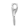 14k White Gold Holds 7-1.9mm stones, AAA Diamond Slide