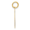 14K Small Fancy Script Letter I Initial Charm