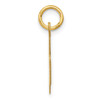 14K Medium Fancy Script Letter K Initial Charm