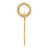 14k Small Script Letter S Initial Charm