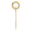 14k Medium Script Letter G Initial Charm