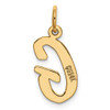 14k Medium Script Letter G Initial Charm