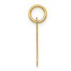 14k Medium Script Letter R Initial Charm