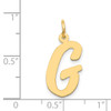 14k Large Script Letter G Initial Charm