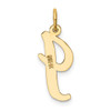 14k Large Script Letter I Initial Charm