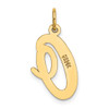 14k Large Script Letter O Initial Charm