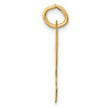 14k Large Script Letter R Initial Charm